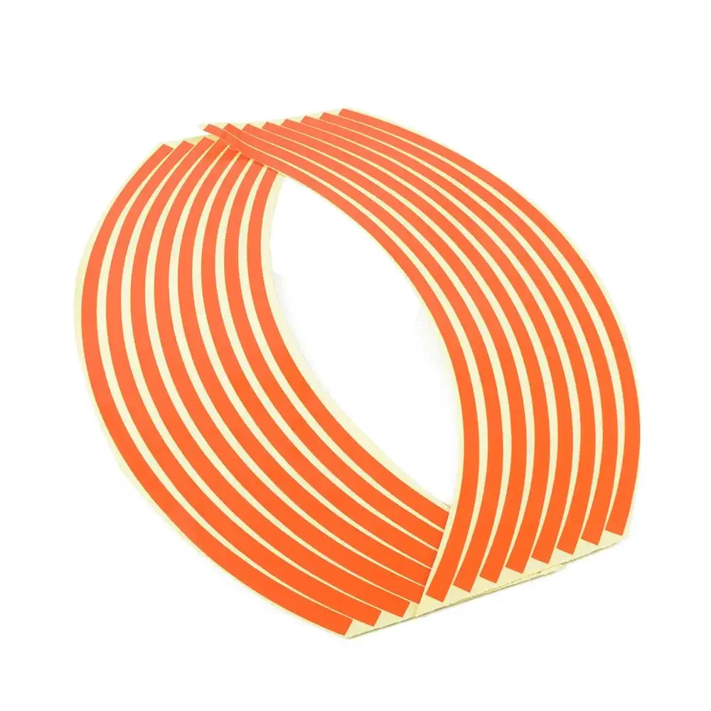 1 Pair PVC Motorcycle 18-inch Wheel Rim Stickers Modified Wheel Stickers Tire Reflective Stickers Wholesale DropShipping