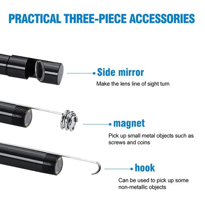 5.5/7.0MM TYPE-C Endoscope Camera  6 LEDs Adjustable USB OTG Android Flexible Inspection Borescope Cameras for Phone PC