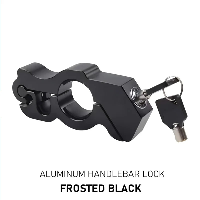 Anti-theft Handlebar Throttle Lock, Aluminum Alloy Electric Car Motorcycle Bicycle Bottle ATV Car Portable Handlebar Brake Lock