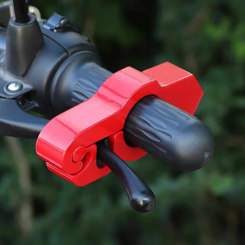 Anti-theft Handlebar Throttle Lock, Aluminum Alloy Electric Car Motorcycle Bicycle Bottle ATV Car Portable Handlebar Brake Lock