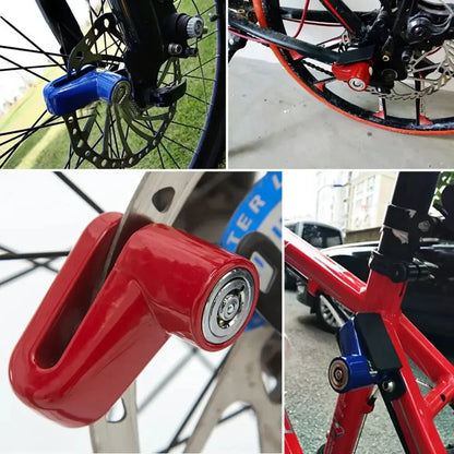 KJOY Heavy Duty Motorcycle Disc Lock Anti-Theft Wheel Lock for Electric Bikes And Scooters with Disc Brakes